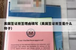 美国签证拒签理由填写（美国签证拒签是什么样子）