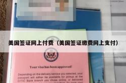 美国签证网上付费（美国签证缴费网上支付）