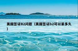 美国签证B2问题（美国签证b2可以呆多久）