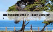 美国签证网站网址登不上（美国签证网站维护）