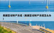美国签证财产冻结（美国签证财产冻结怎么办）
