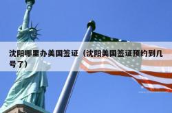 沈阳哪里办美国签证（沈阳美国签证预约到几号了）