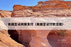 美国签证网银支付（美国签证付款流程）