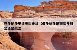 在多伦多申请美国签证（去多伦多是需要办加签还是美签）