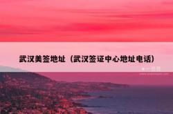 武汉美签地址（武汉签证中心地址电话）