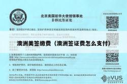 澳洲美签缴费（澳洲签证费怎么支付）