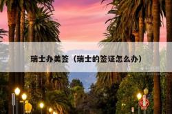 瑞士办美签（瑞士的签证怎么办）