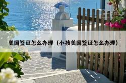 美国签证怎么办理（小孩美国签证怎么办理）