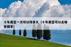 十年美签一次可以待多久（十年美签可以去哪些国家）