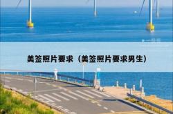 美签照片要求（美签照片要求男生）