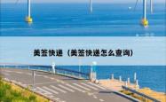美签快递（美签快递怎么查询）