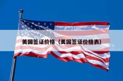 美国签证价格（美国签证价格表）