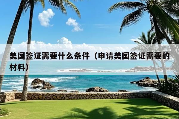 美国签证需要什么条件(申请美国签证需要的材料)