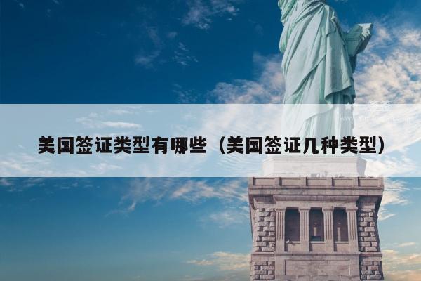 美国签证类型有哪些(美国签证几种类型)