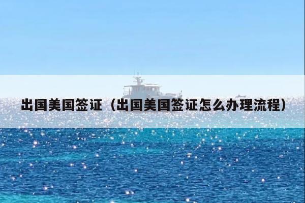 出国美国签证(出国美国签证怎么办理流程)
