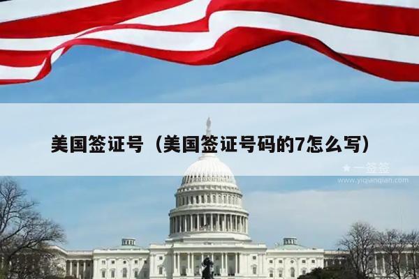 美国签证号(美国签证号码的7怎么写)