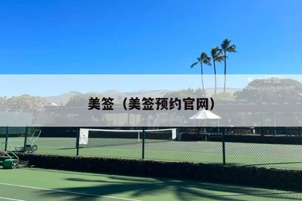 美签(美签预约官网)