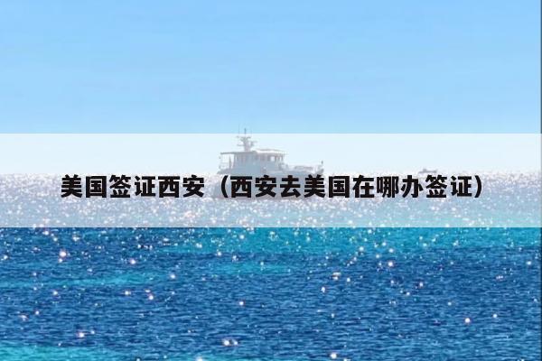 美国签证西安(西安去美国在哪办签证)