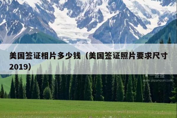美国签证相片多少钱(美国签证照片要求尺寸2019)