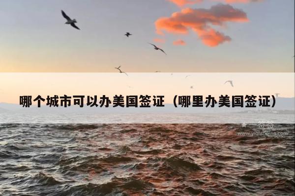 哪个城市可以办美国签证(哪里办美国签证)