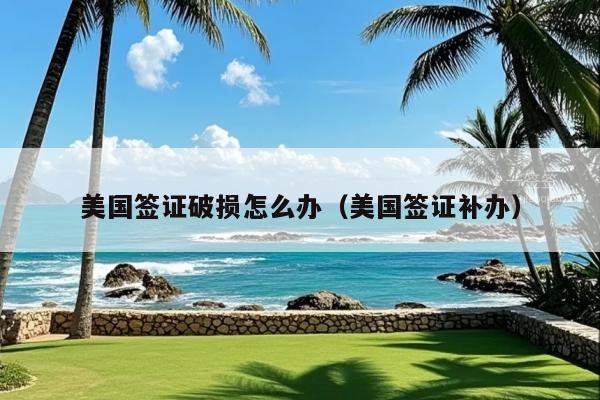 美国签证破损怎么办(美国签证补办)