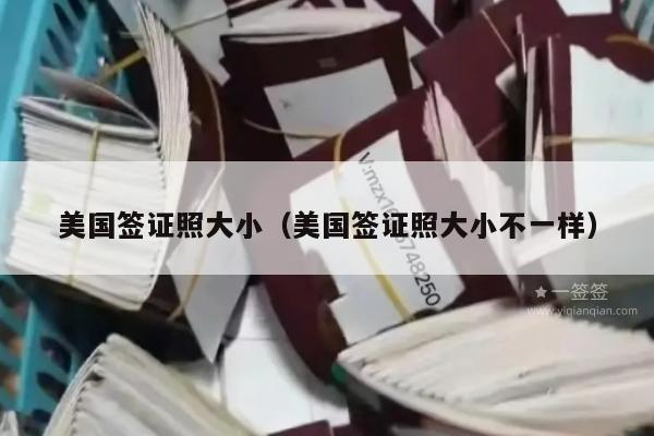 美国签证照大小(美国签证照大小不一样)