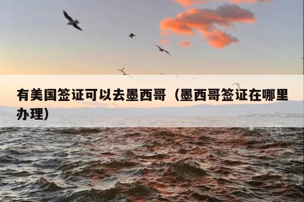 有美国签证可以去墨西哥(墨西哥签证在哪里办理)