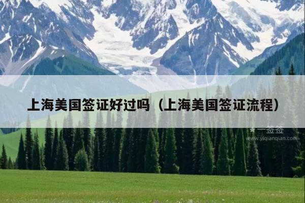 上海美国签证好过吗(上海美国签证流程)