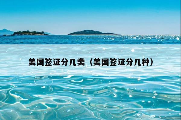 美国签证分几类(美国签证分几种)