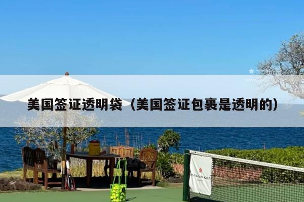 美国签证透明袋(美国签证包裹是透明的)