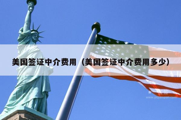 美国签证中介费用(美国签证中介费用多少)