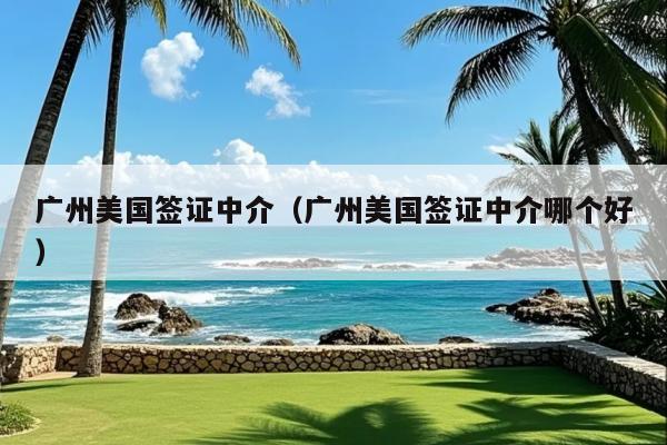 广州美国签证中介(广州美国签证中介哪个好)