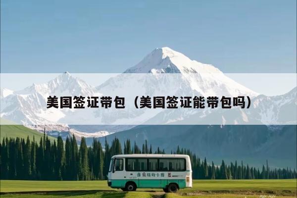 美国签证带包(美国签证能带包吗)