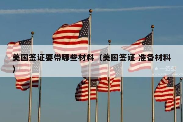 美国签证要带哪些材料(美国签证 准备材料)