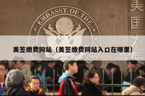 美签缴费网站(美签缴费网站入口在哪里)