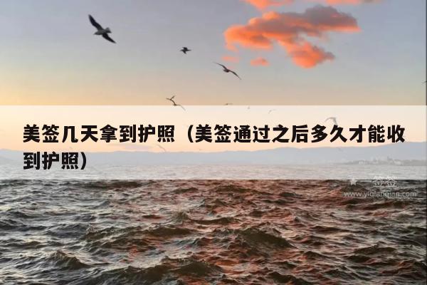 美签几天拿到护照(美签通过之后多久才能收到护照)