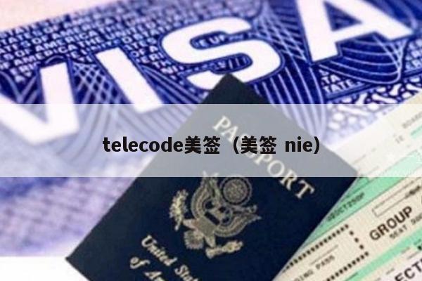 telecode美签(美签 nie)
