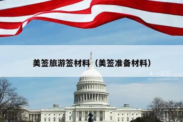 美签旅游签材料(美签准备材料)