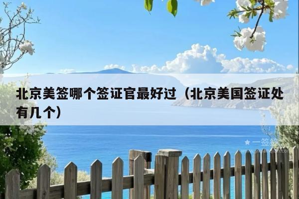 北京美签哪个签证官最好过(北京美国签证处有几个)