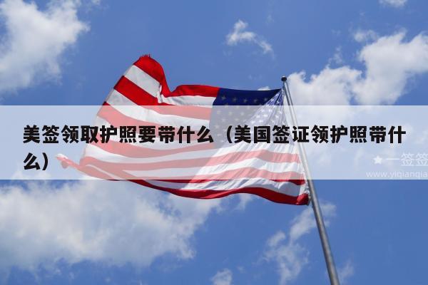 美签领取护照要带什么(美国签证领护照带什么)