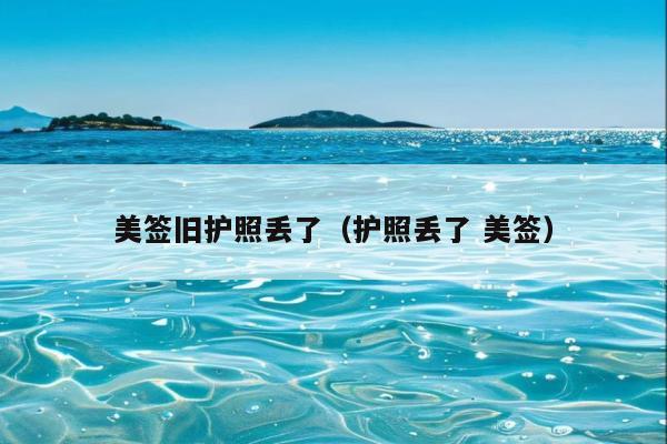 美签旧护照丢了(护照丢了 美签)