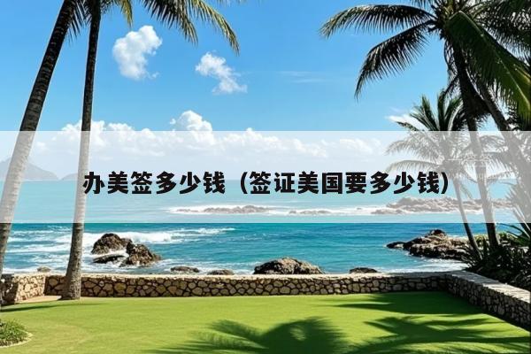 办美签多少钱(签证美国要多少钱)