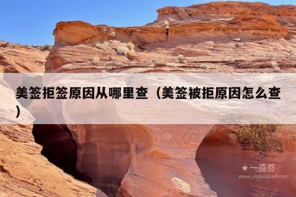 美签拒签原因从哪里查(美签被拒原因怎么查)