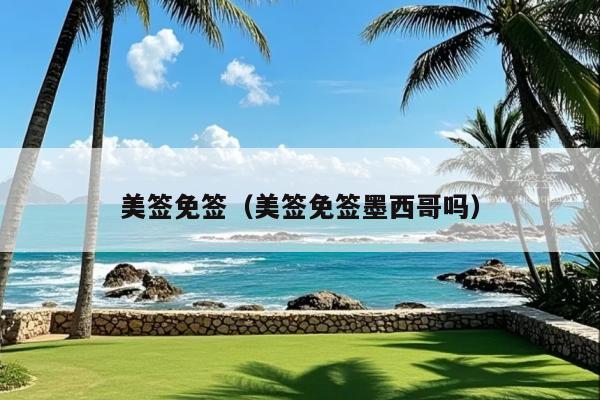 美签免签(美签免签墨西哥吗)