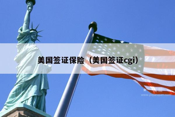 美国签证保险(美国签证cgi)