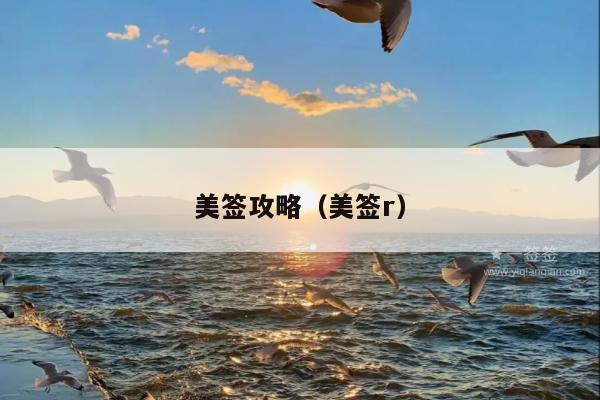 美签攻略(美签r)